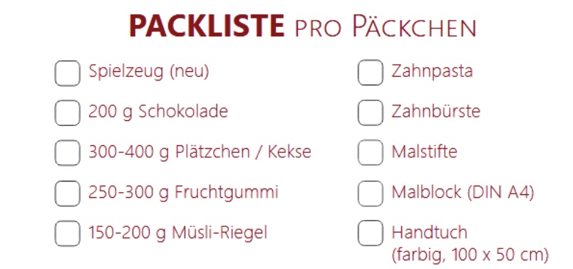 packliste